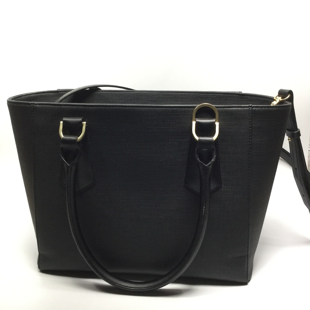 Dagne Dover Midi Signature Tote Black